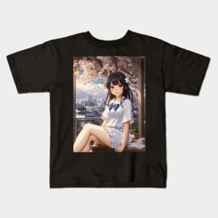 Enchanting Japanese Beauty I Kids T-Shirt